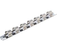 BGS technic KG - Rail pour douilles BGS 2318 - 7 clips - 12,5 mm (1/2")