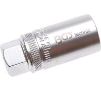 BGS 2403 Douille pour bougie d'allumage, 21 mm, avec ressort de maintien