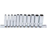 BGS technic Jeu de douilles six pans profondes 6,3 mm (1/4") 11 pièces