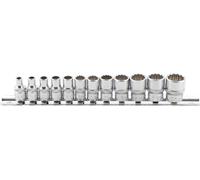 BGS 2755 Jeu de douilles 6,3 (1/4), 12 pans, en POUCE, 12 pcs.