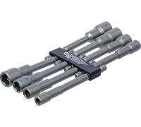 BGS 2759 | Jeu de douilles à choc, six pans | extra longues | 6,3 mm (1/4") | pour perceuses | 6 - 13 mm | 8 pièces