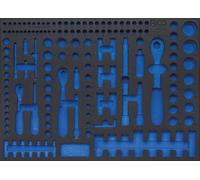 BGS 3/3 Garniture de chariot d'atelier VIDE pour : 192 pcs. jeu de douilles Pro Torque - 4036-1