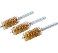 BGS 3078-18-M | Brosse en laiton | 18 mm | 6,3 mm (1/4") | 3 pièces