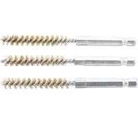 BGS 3078-8-M | Brosse en laiton | 8 mm | 6,3 mm (1/4") | 3 pièces