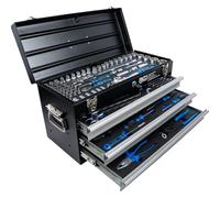 BGS 3318 | Caisse à outils métallique | 3 tiroirs | avec 143 outils