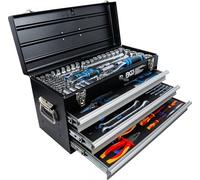 BGS technic – Caisse à outils métallique 3350 – 3 tiroirs, 147 outils