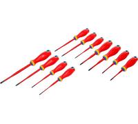 BGS 35851 | Jeu de tournevis VDE | pointe extra fine | 11 pcs.
