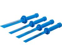 BGS 366 | Jeu de grattoirs plastiques | largeur 19 - 22 - 25 - 38 mm | 4 pièces