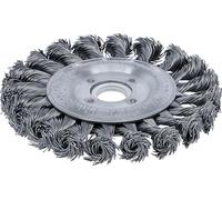BGS technic KG – Brosse BGS 3985 – plate, ronde tressée – Ø 115 mm