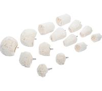 BGS 3995 | Assortiment de têtes de polissage | 6,3 mm (1/4") | 14 pièces