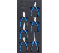BGS 4024 - Insert de servante d'atelier 1/3 : Jeu de pinces mini de précision - 6 pièces
