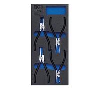 BGS 4025 - Insert de servante d'atelier 1/3 : Jeu de pinces à circlips - 4 pièces