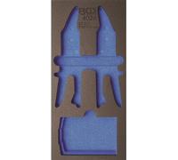 BGS 4026-1 1/3 Insert pour servante d'atelier pour jeu de forets étagés / cisailles à tôle, vide