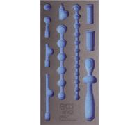 BGS 4052-1 1/3 Insert pour servante d'atelier, vide pour : Jeu de clés à douille 10 (3/8), 26 pcs.