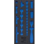 BGS 4052-1 1/3 Insert pour servante d'atelier, vide pour : Jeu de clés à douille 10 (3/8), 26 pcs.