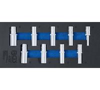 BGS Insert de servante d'atelier 1/3 : Douilles pour clé, six pans | 12,5 mm ...