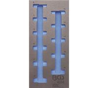 BGS 4058-1 1/3 Coffret pour servante d'atelier, vide pour : Douilles 10 (3/8), 6 pans, profondes, 8-19 mm