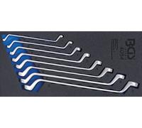 BGS 4084 1/3 Insertion pour servante d'atelier : Jeu de clés polygonales doubles, à moyeu déporté, 8 pcs.