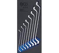 BGS 4084 - Insert de servante d'atelier 1/3 : Jeu de clés polygonale - 6 x 7 - 20 x 22 mm - contre coudées - 8 pièces