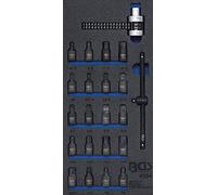 BGS technic Insert de servante d'atelier 1/3: Intérieurs de cuves à huile / clé à chaîne de filtre à huile, 22 pièces BGS Quantité:1