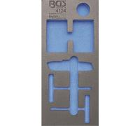 BGS 4124-1 1/3 Insert pour servante d'atelier, vide pour : Kit de réparation de pneus, 54 pcs.