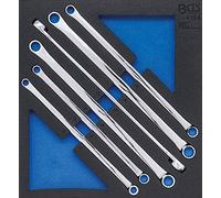 BGS 4194 - Insert de servante d’atelier 2/3: Jeu de clés polygonales doubles - extra longues - 10 x 11 - 22 x 24 mm - 6 pièces