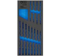 BGS 4196 | Insert de servante d'atelier 1/3: Jeu de clés mixtes à cliquet | 8-19 mm | 12 pièces