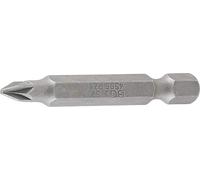 BGS Bit Longueur 50 mm Entraînement hexagone extérieur 6,3 mm (1/4") cruciforme PZ1 - 4596