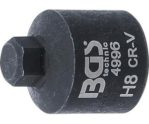 BGS 4996 | Douille pour étrier | six pans intérieurs | extra court | 8 mm