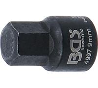 BGS 4997 | Douille pour étrier | six pans intérieurs | extra court | 9 mm