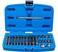 BGS 5013 | Jeu d'embouts | 10 mm (3/8") | Profil cannelé (pour Ribe) | 22 pièces