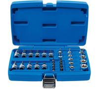 COFFRET DOUILLE ET EMBOUT TORX + RESISTORX 3/8"
