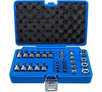 BGS 5021 | Jeu d'embouts et de clés à douille | 10 mm (3/8") | profil E/profil T (pour Torx) | 34 pièces