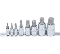 BGS technic - Jeu de douilles à embouts Denture multiple intérieure (pour XZN) M4-M16 8 pièces