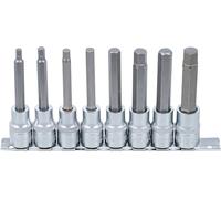 BGS technic Jeu d'embouts 5176 – carré 12,5 mm (1/2") – hexagone 5–13 mm – 8 pièces