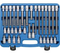 BGS technic Jeu de douilles à embouts 12,5 mm (1/2") Profil cannelé (pour Ribe) 32 pièces Kraftmann Quantité:1