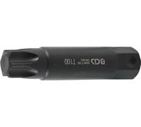 BGS 5246-T100 Embout profilé en T sans alésage, 100 mm de long, T100, 22 mm 6 pans