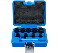BGS 5265 | Jeu de douilles spiralées/extracteur de vis | 10 mm (3/8") | 10 - 19 mm | 10 pièces