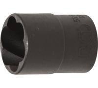 BGS 5266-19 Douille spéciale / Extracteur de vis, 12,5 (1/2), 19 mm