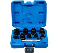 BGS technic Jeu de douilles spiralées 5266 extracteur de vis 12,5 mm (1/2") 10-19 mm 10 pièces