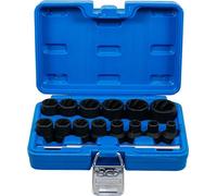 BGS technic 5269 - Jeu de douilles spéciales extracteur de vis, carré 12,5 mm SW 8-27 mm, 16 pièces