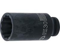 BGS 5337 | Douille à choc, douze pans, longue | 12,5 mm (1/2") | 30 mm