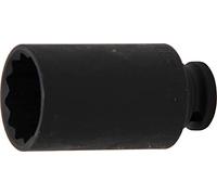 BGS 5339 | Douille à choc, douze pans, longue | 12,5 mm (1/2") | 33 mm