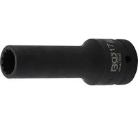 BGS 5345 | Douille à choc, douze pans, longue | 20 mm (3/4") | 17 mm