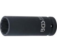 BGS technic BGS Douille à choc, douze pans, longue 12,5 mm (1/2") 21 mm Quantité:1