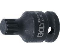 BGS technic BGS Douille à embouts à choc 12,5 mm (1/2") denture multiple intérieure (pour XZN) M14, 5381-M14 Quantité:1