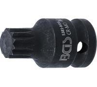 BGS 5381-M16 | Douille à embouts à choc | longueur 43 mm | 12,5 mm (1/2") | denture multiple intérieure (pour XZN) M16