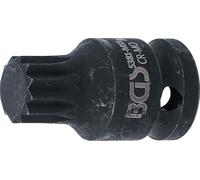 BGS 5381-M18 | Douille à embouts à choc | longueur 43 mm | 12,5 mm (1/2") | denture multiple intérieure (pour XZN) M18