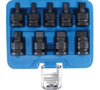 BGS 5485 Jeu de douilles à embout de force | 12,5 mm (1/2") | Six pans creux 5 - 19 mm | 9 pcs. 5485