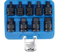 BGS 5485 Jeu de douilles à embout de force | 12,5 mm (1/2") | Six pans creux 5 - 19 mm | 9 pcs. 5485
